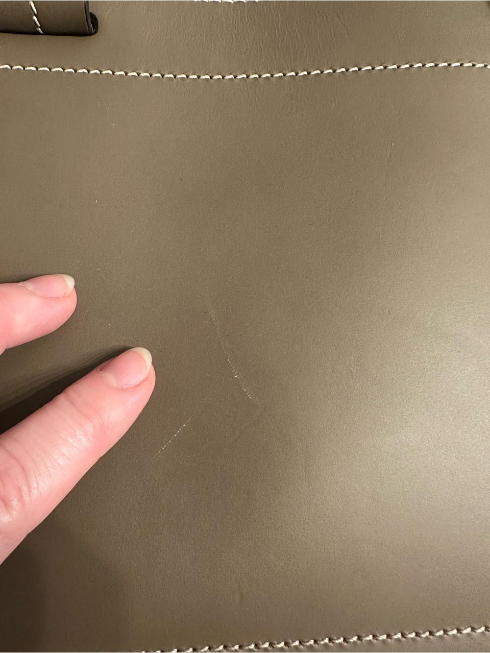 Dooney & Bourke Taupe Brown Leather Tote - Picture 8 of 13